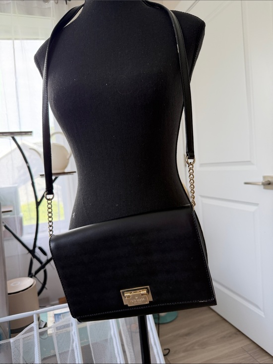 kate spade Handbags - kate spade Black Leather Shoulder Bag with Gold Hardware